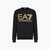 Cotton Crewneck Sweatshirt With Macro Logo