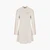 Regular Fit Turtleneck Dress With Gold Logo Plaque