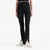 Slim Fit Cotton Stretch Leggings With Front Slits And Gold Logo Plaque