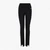Slim Fit Cotton Stretch Leggings With Front Slits And Gold Logo Plaque