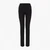 Slim Fit Cotton Stretch Leggings With Front Slits And Gold Logo Plaque