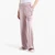 Relaxed Fit Athletic Velour  Wide Leg Trouser With Elasticated Waistband