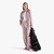 Relaxed Fit Athletic Velour  Wide Leg Trouser With Elasticated Waistband