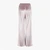 Relaxed Fit Athletic Velour  Wide Leg Trouser With Elasticated Waistband