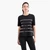 Regular Fit Crewneck T-Shirt With Sequence Stripes And Gold Logo Plaque