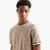 Regular Fit Cotton Crewneck T-Shirt With All-Over Jacquard Branding