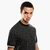 Regular Fit Cotton Crewneck T-Shirt With All-Over Jacquard Branding