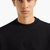 Regular Fit Crewneck Sweatshirt With Micro Embossed Logo