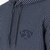 Hooded Sweatshirt In Pinstriped Jersey