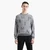 Regular Fit Two-Tone Micro Striped Wool With Jacquard Logo Lettering