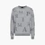 Regular Fit Two-Tone Micro Striped Wool With Jacquard Logo Lettering