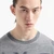 Regular Fit Two-Tone Micro Striped Wool With Jacquard Logo Lettering