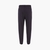 Relaxed Fit Cotton Trousers With Logo Plaque And Decorative Seam