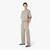 Cotton Regular Fit Trousers With Decorative Seam