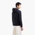 Cotton Blend Hooded, Zipped Sweatshirt