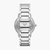 Silver Round Three-Hand Date Stainless Steel Watch