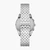 Silver Round Chronograph Stainless Steel Watch