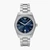 Silver Round Stainless Steel Watch