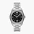 Silver Round Three-Hand Date Stainless Steel