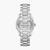 Silver Round Three-Hand Date Stainless Steel