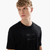 Regular Fit Cotton Crewneck T-Shirt With Monochromatic Rubber Print