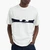 Regular Fit Cotton Crewneck Asv T-Shirt With Flocked Eagle Logo