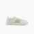 Round Toe Leather Sneakers With Contrast Logo Detail