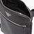 Flat Leather Shoulder Bag With Metal Eagle Plate