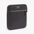 Flat Leather Shoulder Bag With Metal Eagle Plate