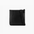 Flat Leather Shoulder Bag With Stitched Logo Patch