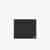 Leather Wallet With Embossed Pattern And Metal Eagle Logo