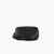 Smooth Regenerated Leather Washbag With Red Logo Band