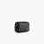 Smooth Regenerated Leather Washbag With Red Logo Band