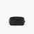 Smooth Regenerated Leather Washbag With Red Logo Band