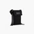 Fabric Crossbody Bag With Stitched Leather Logo Patch