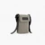 Fabric Crossbody Bag With Stitched Leather Logo Patch