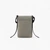 Fabric Crossbody Bag With Stitched Leather Logo Patch
