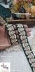 Bottle Green Colour Luxe Zari Embroidered Lace Roll