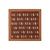 Leather Hang Tag Printed Silk Bandana