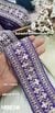 Purple Floral Zari Embroidery Lace