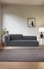 neudot Diva LHS Sofa Chaise Lounger with Golden Legs for Living Room|Bedroom|2 Person Sofa|Diwan|Premium Fabric | Solid Wood Frame|2 Seater (Colour : Graphite Grey (DIY))