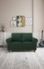 neudot Melody Sofa for Living Room |2 Persons Sofa|Premium Fabric with Padded Cushioned Armrest |Solid Wood Frame|2 Seater in Castle Green Color