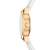 Michael Kors Petite Maude Gold-Tone and Lizard Embossed Leather Watch