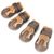 Barkbutler Truelove water resistance dog shoes with TPR Sole - Pinecone / Glazed Ginger
