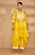 Yellow Kali Kurta
