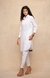 Satrangi White Long Shirt