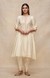 Off White Gathered Kurta