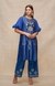 Royal Blue Short Kurta