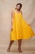 Yellow Singlet Linen Dress