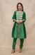 Green Gathered Gota Tunic